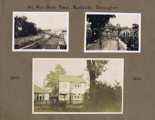 Northfield Birmingham House at 161 West Heath Road 6 x Vintage Photos 1928-1936