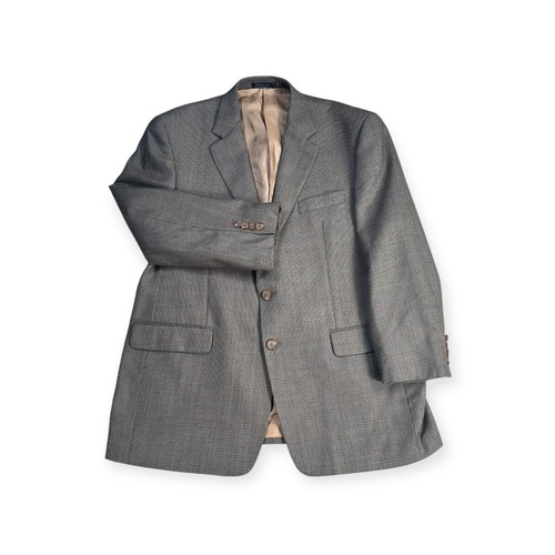 Ralph Lauren Herren 44R Classic Fit Wolle Blazer Sport Mantel Jacke grau kariert - Bild 2 von 14