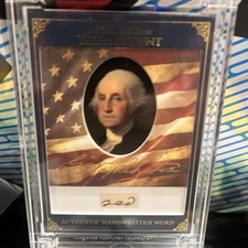 George Washington 1st President Of The United States Hand Written Word 2025
