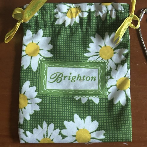 Brighton Square Pendant with Silver Hearts Necklace comes with Dust Bag Retired - Picture 5 of 13
