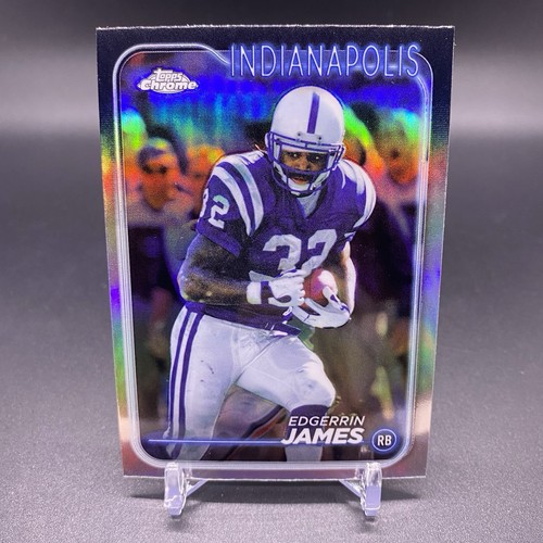 Refractor! 🚨2024 Topps Chrome Edgerrin James Indianapolis Colts Silver Holo #87 - Picture 1 of 2