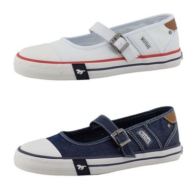 MUSTANG Damen Schuhe Ballerinas Damenschuhe Stoffschuhe Sommerschuhe 26M0242015
