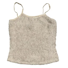 Vintage Beware fuzzy cropped tank top