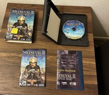 Total War Medieval II PC Gaming Cib Video Game with Manual