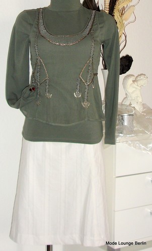 Noa Noa Top Blouse GR XS 34, Slowa Green Blouse Fabulous Viscose - Picture 2 of 5