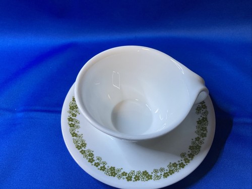 Corelle Spring Blossom grün (Crazy Daisy) Kaffeehaken Griff Tasse & Untertasse EUC - Bild 2 von 5