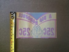 BIG SIZE Original BIG HANDFUL 25 CENT Sticker label Bulk Vending Oak Eagle(244B)