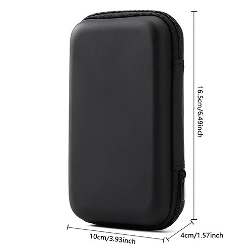 Electronics Travel Organizer Hard Portable Power Bank Case Shockproof Carrying - Afbeelding 3 van 15
