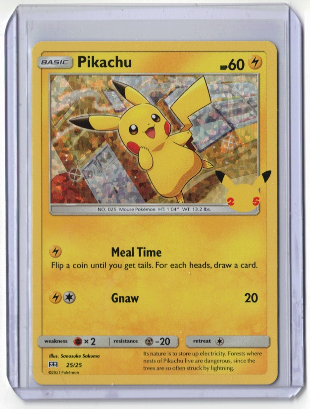 McDonalds POKEMON 25th Anniversary HOLO Foil Cards You Pick