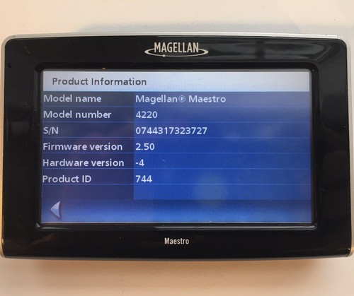 Magellan Maestro 4220 Portable GPS - Color Screen, Rechargeable, Works, Charger - Picture 3 of 10