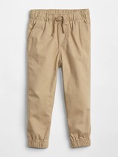 Baby Gap Khaki Pull-On Canvas Joggers Pants 12-18 Months 25 NWT