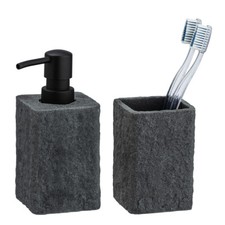 WENKO 2er Set Seifen Spender Dosierer Zahnput...