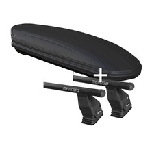 Dachbox MAA320L matt+Dachträger Tema kompatibel mit Mercedes B W247 5Türer ab 18