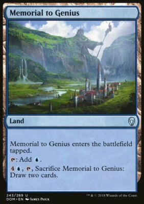 Magic the Gathering MTG Memorial to Genius (243) Dominaria   LP