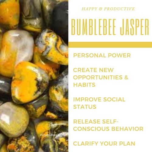 Bumblebee jasper tumble stone - Large Bumblebee Jasper Stone - Quality - Picture 6 of 10