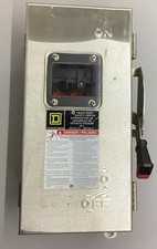Square-D HU361DSVW Heavy Duty 30A 600V Circuit Safety Switch (R35)