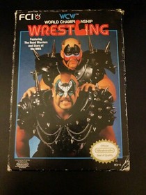 WCW World Championship Wrestling Nintendo Entertainment System NES Complete CIB
