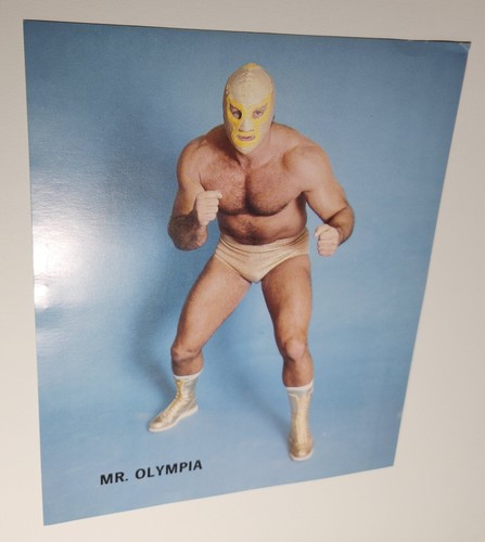 MR. OLYMPIA Glossy Color 8 x 10" JERRY STUBBS Mid South Wrestling - Picture 12 of 18