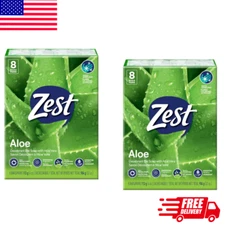 Zest Aloe Deodorant Bar Soap With Aloe Vera - 16 x Bar Soap FREE DELIVERY