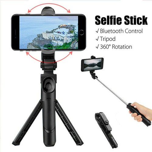Téléphone Bluetooth Selfie Stick Télécommande Trépied Support pour Live pour Vlog - Photo 1 sur 12