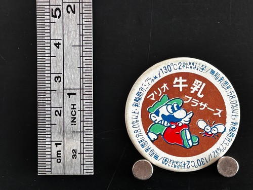 Mario Bros Tapa Botella Leche Menko Tarjeta Colección Japonesa De Colección De JAPÓN TE - Imagen 2 de 3