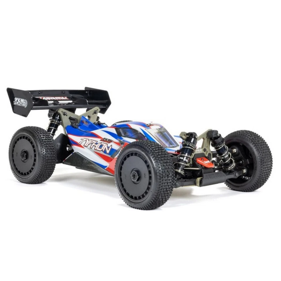 Arrma ARA8406 1/8 TLR Tuned TYPHON 6S 4WD BLX Buggy RTR, Red/Blue - Bild 4 von 4