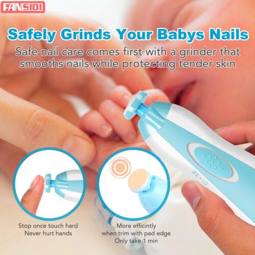 Baby Nail Trimmer Electric, H&E Baby Nail Clippers Safe Baby Nail File Kit - Picture 63 of 71