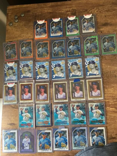Bobby Witt Jr 2022 Topps Gallery Entire Set Rainbow. Includes 3 1/1's, 12 autos