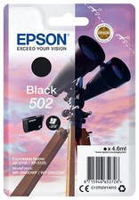 Epson 502 C13T02V14010 originale Druckerpatronen Schwarz 4,6 ml 210 Seiten