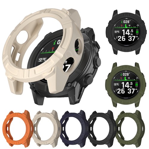 TPU Watch Cover Protective Case Soft For Garmin Descent G2 Screen Protector Case