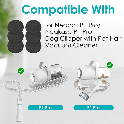 Allergen Filter Set for/Neapot P1 Pro Vacuum Suction Grooming Kit - Picture 17 of 48