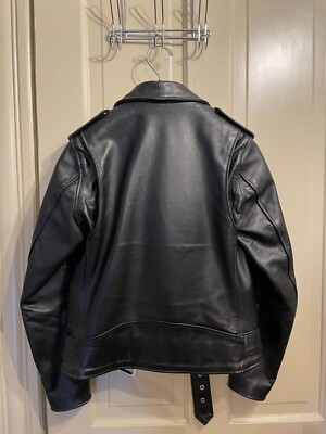 Schott NYC 137w Perfecto Black Leather Jacket, Womens Small Schott NYC 137w Perfecto Black Leather Jacket, Womens Small