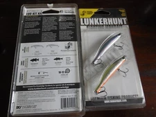 2 Pack Lunkerhunt  Floating 1/4oz Jerkbaits Lures