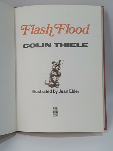 FLASH FLOOD By Colin Thiele & Jean Elder, HC, DJ, 1973 Reprint, Good Condition - Picture 6 of 8
