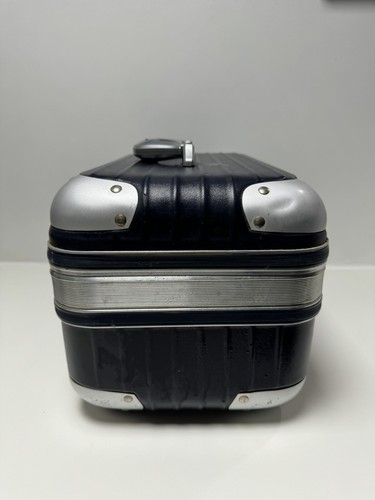 Rimowa BEAUTY CASE, Hartschalen-Handkoffer, Blau 90er Jahre - Bild 4 von 6