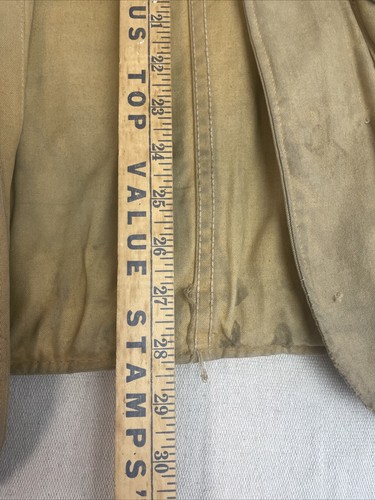 Vintage 50s Hinson Bodyguard Men's DISTRESSED Utility Hunting Jacket - Size 48 - Picture 3 of 11
