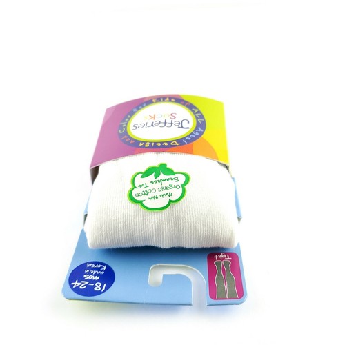 Jeffries Socks White Color 18-24 M 82% Cotton 15% Nylon For Kids USA Seller - Picture 4 of 11