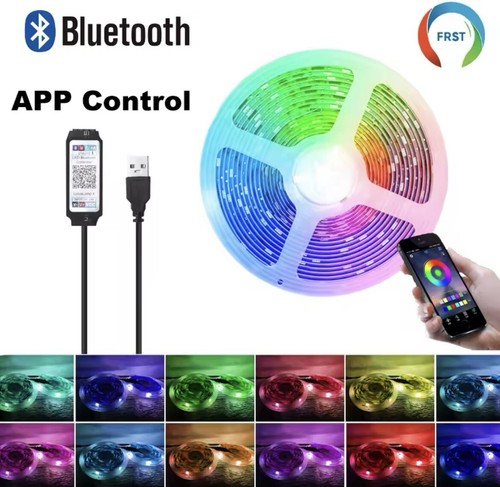 striscia led RGB 5050 bluetooth 20 colori e 22 modalità da 20mt - Foto 9 di 9