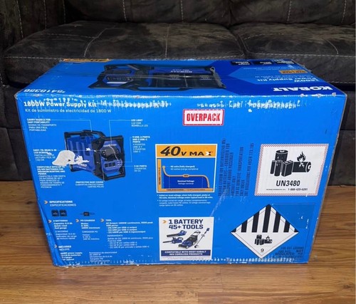 Kobalt K40 1800-Watts Portable Power Station Kit !! - Picture 3 of 4