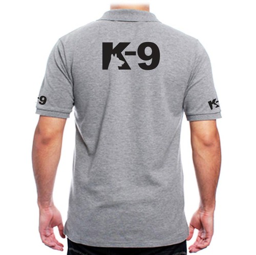 NEW MEN PRINTED K-9 K9 UNIT POLICE  FUNNY MMA Halloween GOLF COLLAR POLO T-SHIRT - Picture 18 of 18