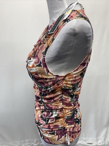 Cable & Gauge Wasserfallausschnitt ärmellose Bluse gefüttert Top Damen Größe M NEU UVP $ 48 - Bild 4 von 12