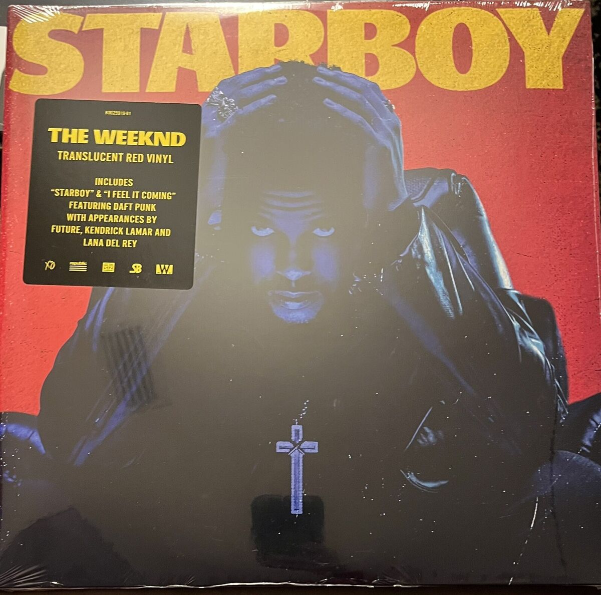 WEEKND Starboy 2x LP NEW RED Colored vinyl Kendrick Lamar
