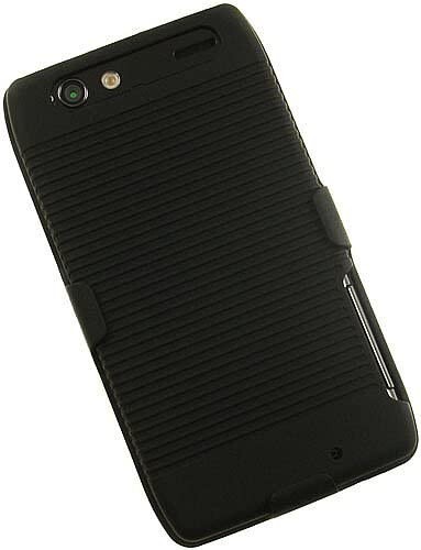 Motorola Droid Razr MAXX Holster und Shell Combo Case - schwarz - nagelneu - Bild 3 von 9