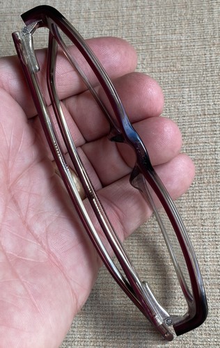Authentic Coach GWENDOLYN (2012) Plum Eyeglasses Full Frame Oval 50-16 135 - Picture 11 of 12