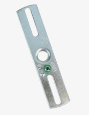 Jandorf FLAT CROSSBAR 4" Zinc Plated 1/8 IP Mount Fixtures To Junction Box 60204