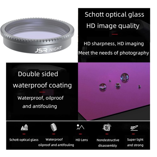 Lens Filter ND ND8 ND32 ND64 CPL UV Night Star Set For Insta360 GO 3/GO 2 Camera - Picture 2 of 31