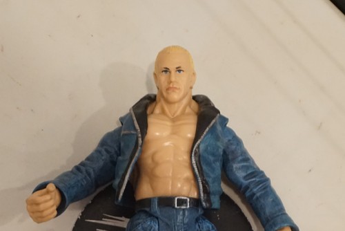 WWE Wrestling Jakks Pacific Titan Tron Live 1999 Bob Holly Denim Action Figure - Picture 3 of 5