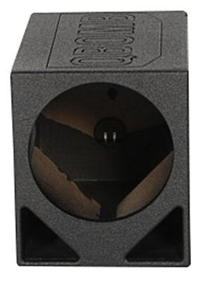 Rockville RQ12TB Single 12'' Triangle Ported Subwoofer Sub Box BedLined Enclosure