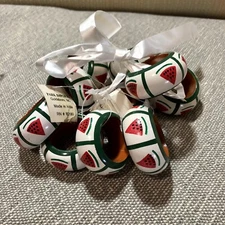 Park Imports Handpainted Wooden Napkin Rings Made In India Watermelon Slices