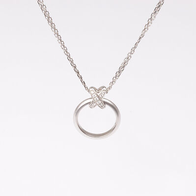 Chaumet Paris Collier ''Jeux de Liens'' mit Brillant 0,12ct TWvvsi gearbeitet aus